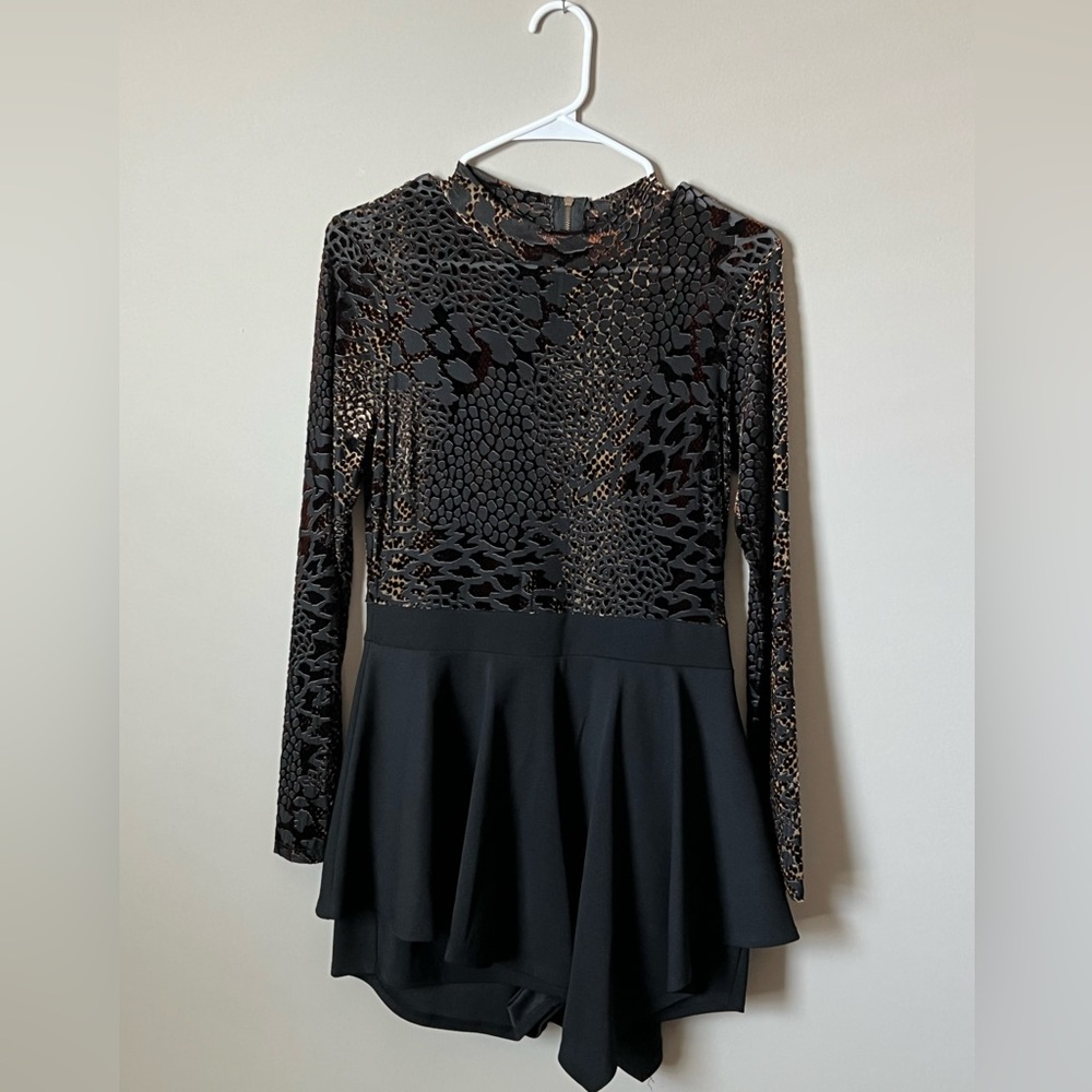 Ooberswank Python Print Romper - image 1